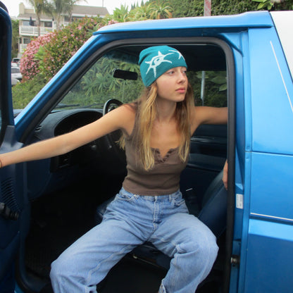 TEAL BEANIE