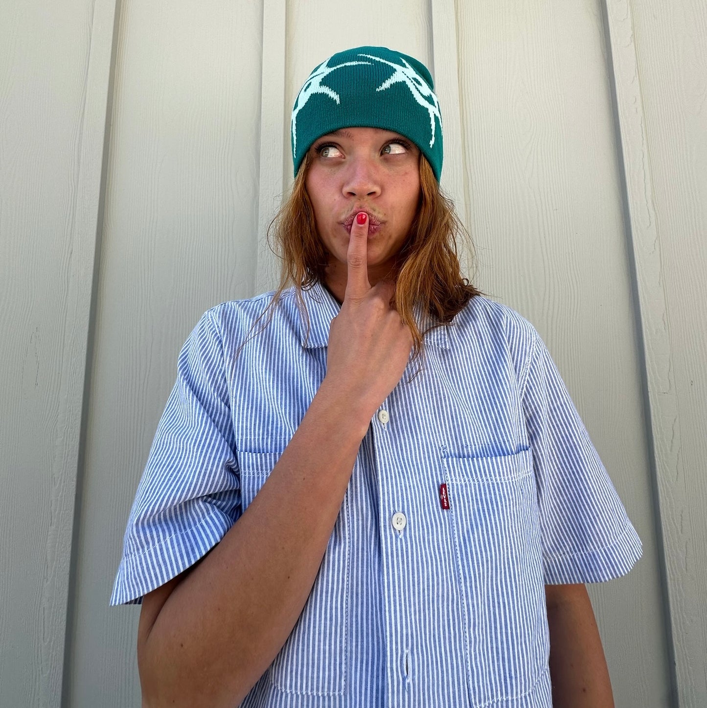 TEAL BEANIE