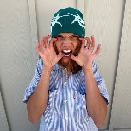 TEAL BEANIE